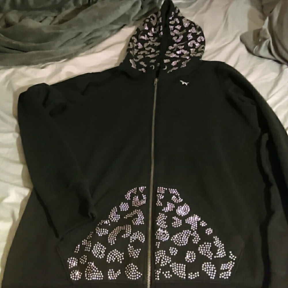 *SOLD*Vs PINK Bling Cheetah jacket